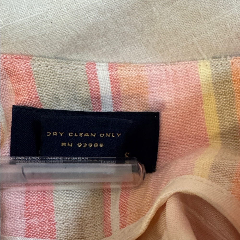 Perfect pink and peach Brooks Brothers linen skirt, womens size 2 - Picture 11 of 11
